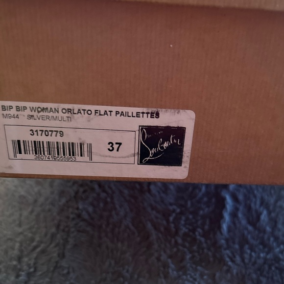 Authentic Luxury sneakers sequins classic. Red bottoms - Picture 2 of 12